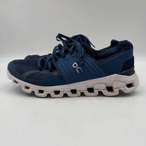 On Cloud Cloudswift Mens Size 9.5 Navy Athletic Running Shoes - Picture 5 of 9